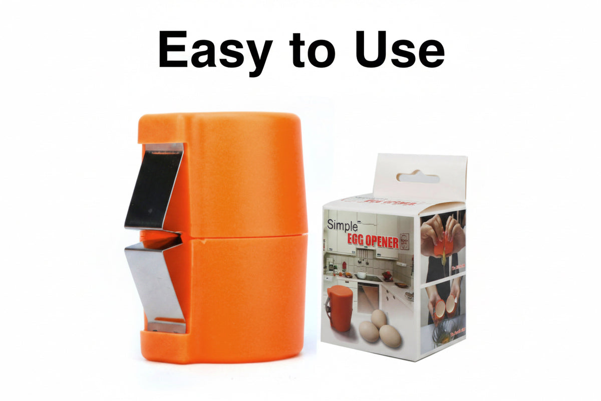 Modern Minimalist Portable Plastic Egg Opener