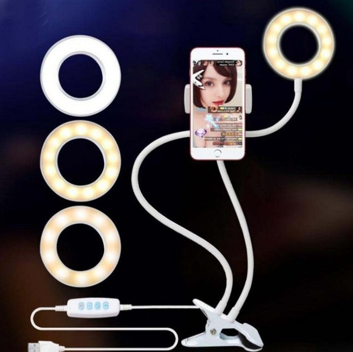 LED Selfie Ring Light for Live Adjustable Makeup