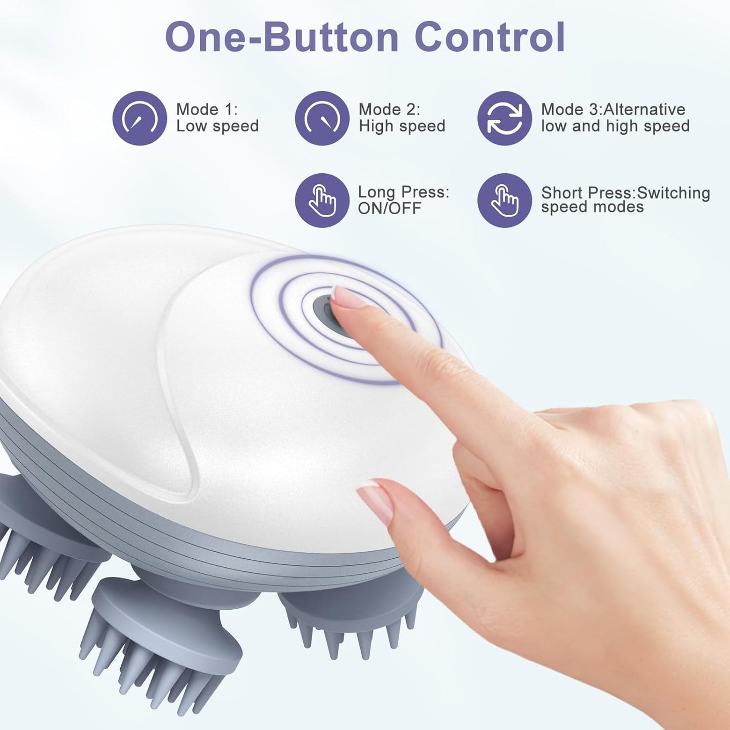 Electric Scalp & Body Massager – pet Handheld Pain Relief & Relaxation Tool